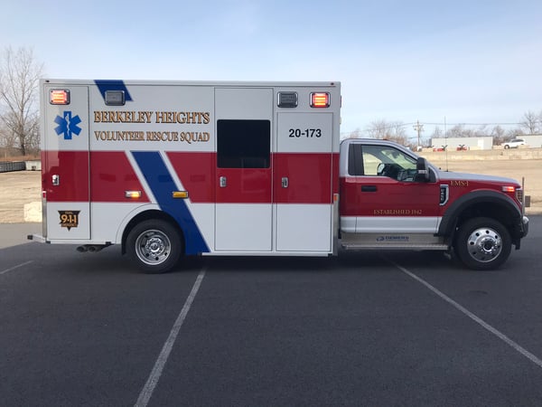 First Priority Emergency Vehicles Demers Ambulance Berkeley Heights Delivery