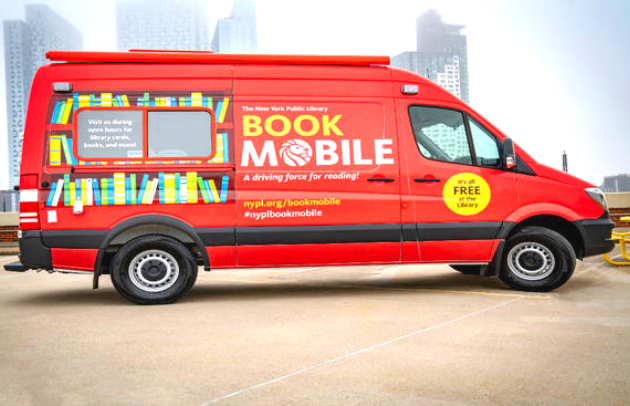 New York City Public Library Mobile Library Van First Priority Emergency Vehicles