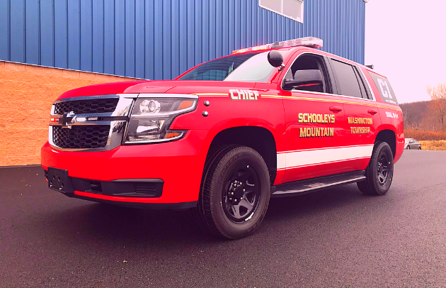 Schooleys Mountain Custom SUV Tahoe Fire Department First Priority Emergency Vehicles